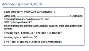 Pure Encapsulations - Adenosyl/Hydroxy B12 Liquid